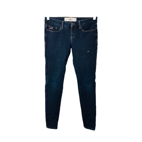 Hollister Denim - Hollister Junior Girl's Skinny Jean’s Blue Denim 5 Pocket Size 26 X 29